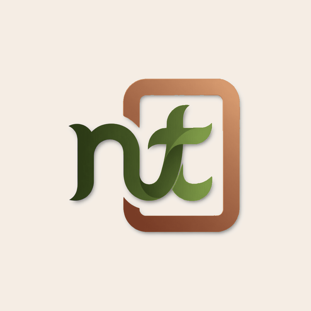 NervTrack logo — an interlocked n and t inside a phone-shaped frame